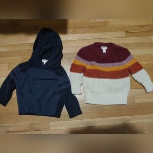 Cat & Jack 9-12 month sweater 2 pack